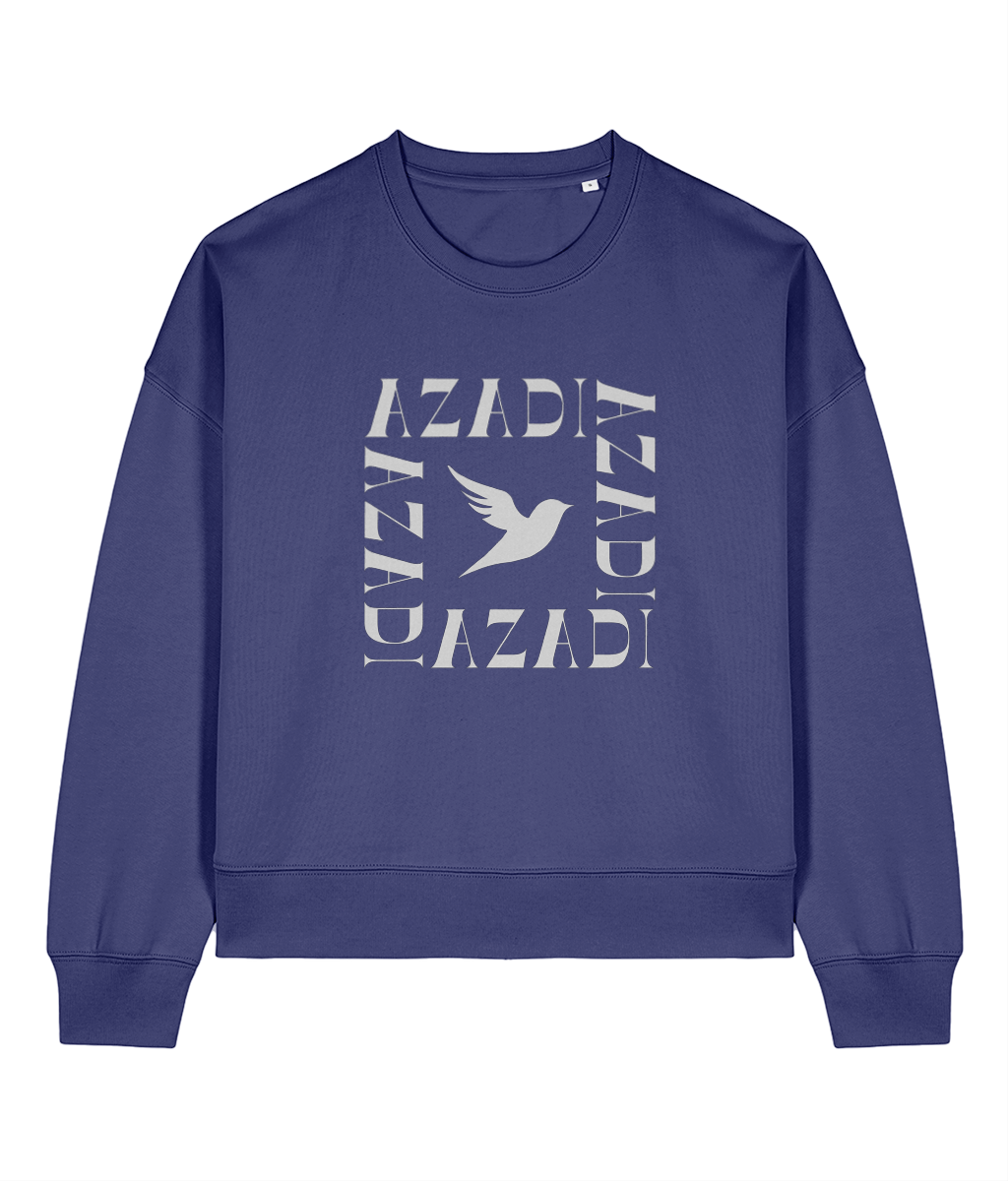 Sweatshirt 'Azadi' Blue (Womens)