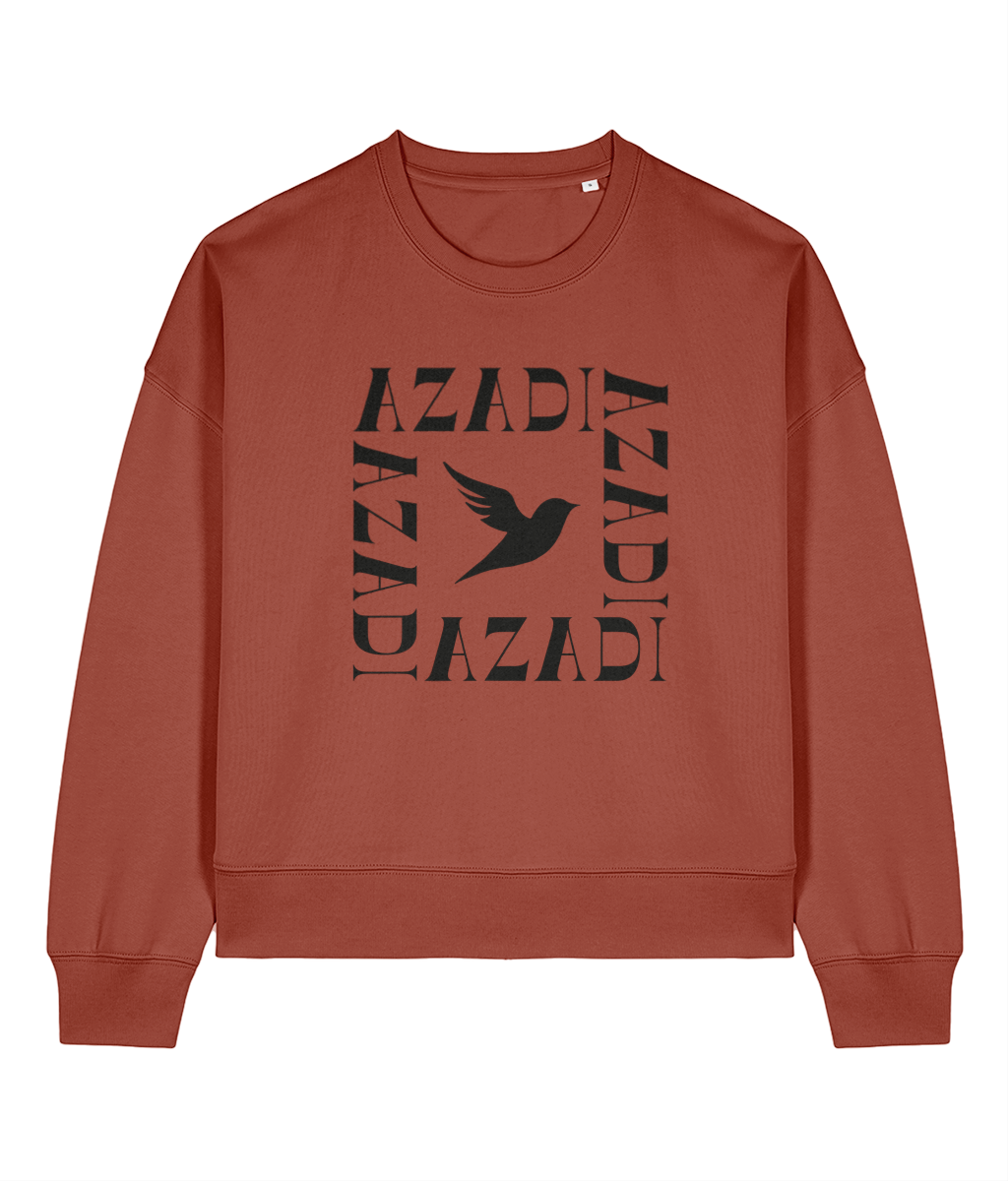 Sweatshirt 'Azadi' Brown (Womens)