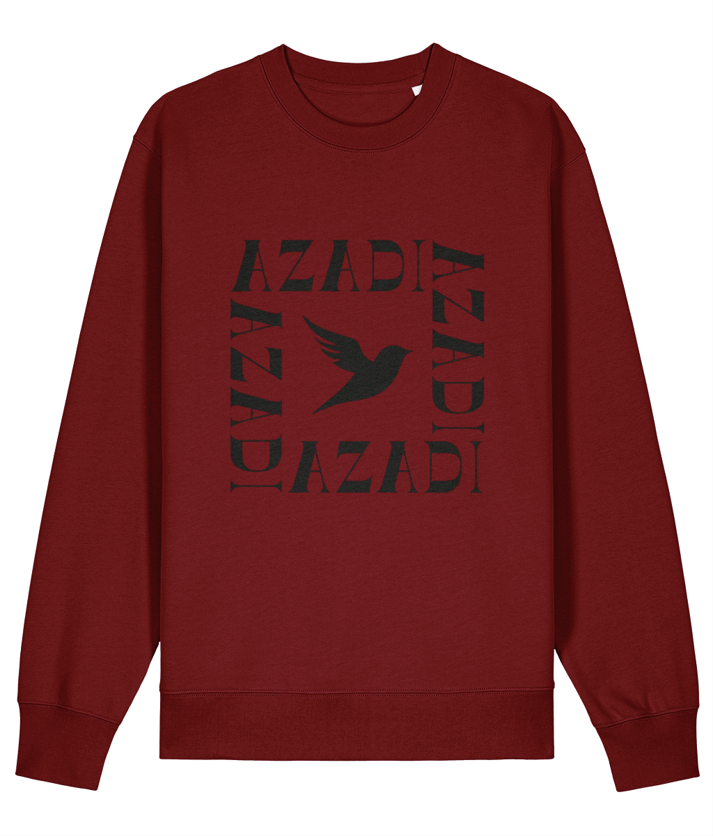 Sweatshirt 'Azadi' Burgundy (Unisex)