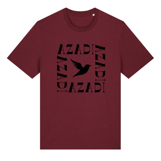 T-shirt 'Azadi' Burgundy
