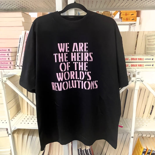 T Shirt 'We Are the Heirs' / Pink and Black