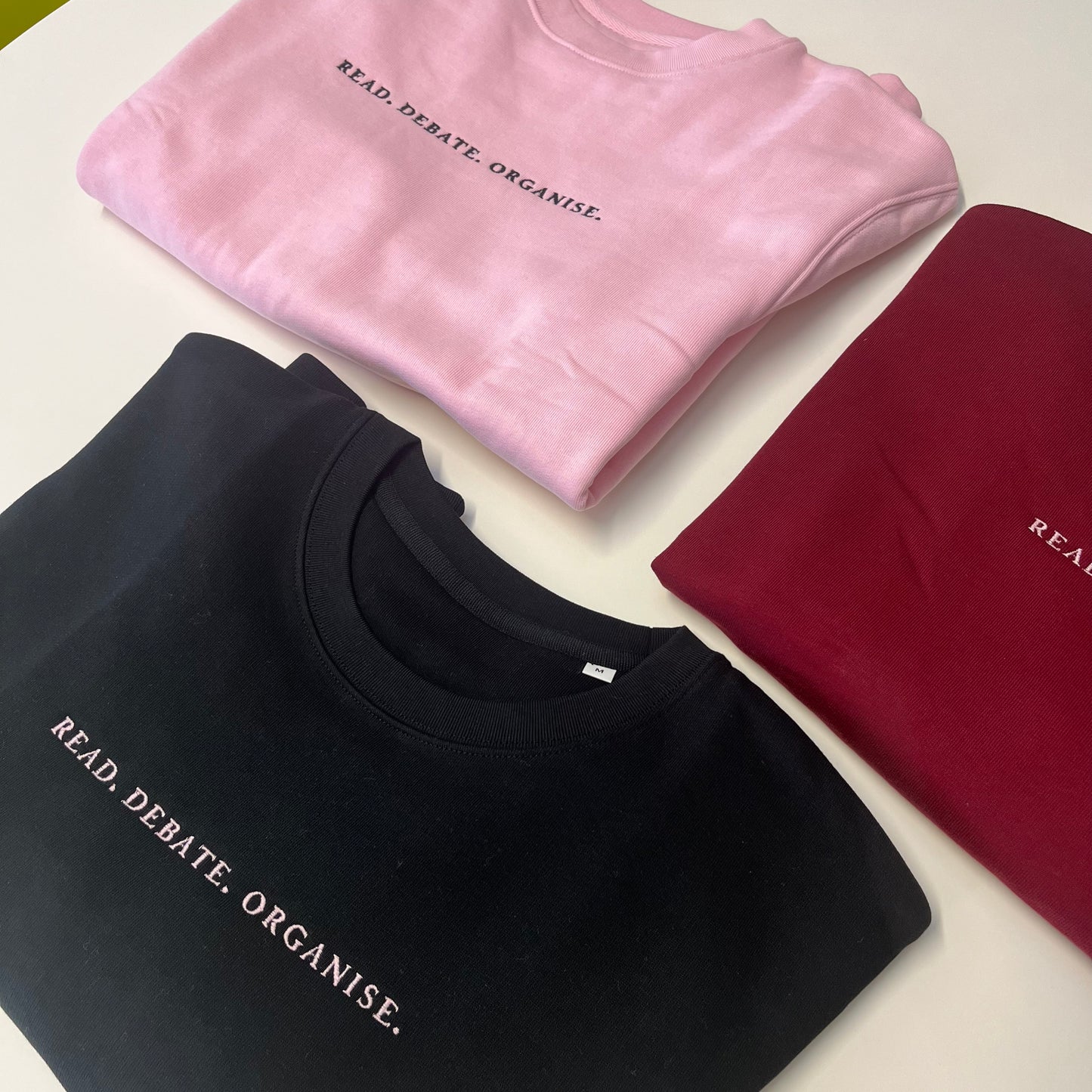 Embroidered Black Sweatshirt (Unisex)