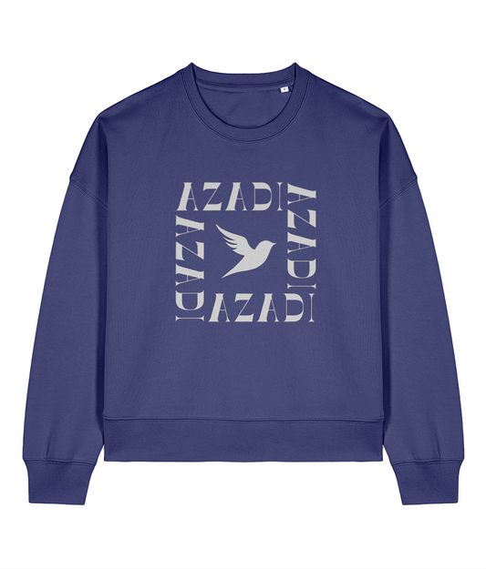 Sweatshirt 'Azadi' Blue (Womens)