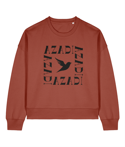 Sweatshirt 'Azadi' Brown (Womens)