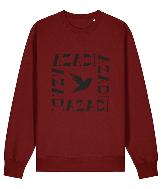 Sweatshirt 'Azadi' Burgundy (Unisex)