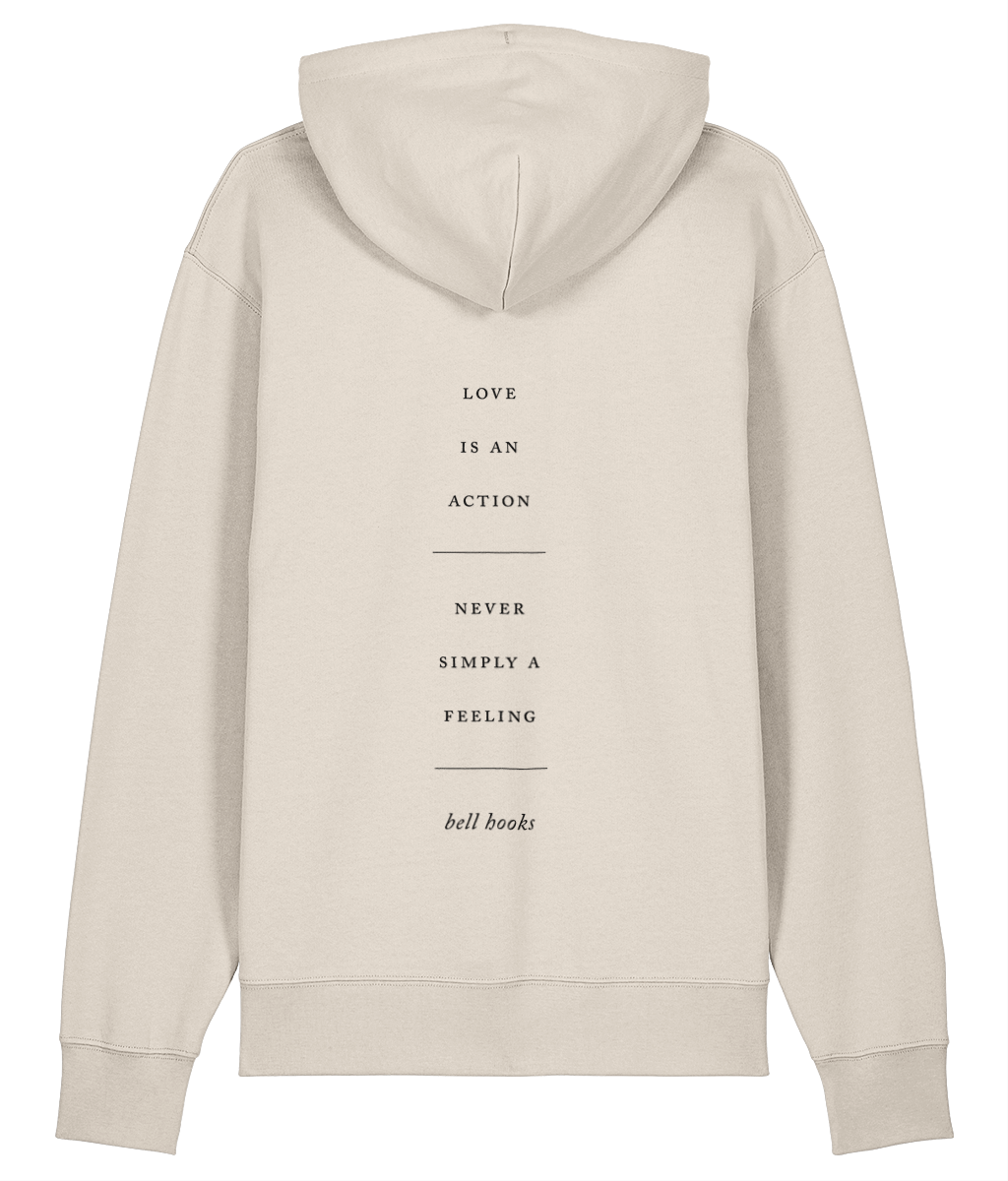 Hoodie: bell hooks quote (Unisex)