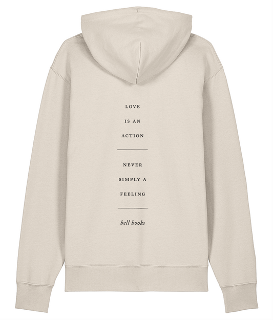 Hoodie: bell hooks quote (Unisex)